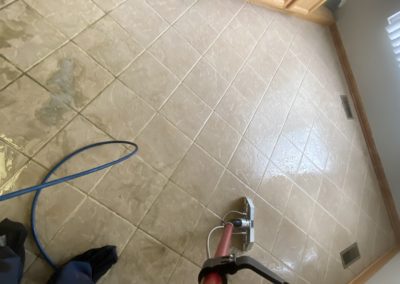 kitchen tile floor cleaning