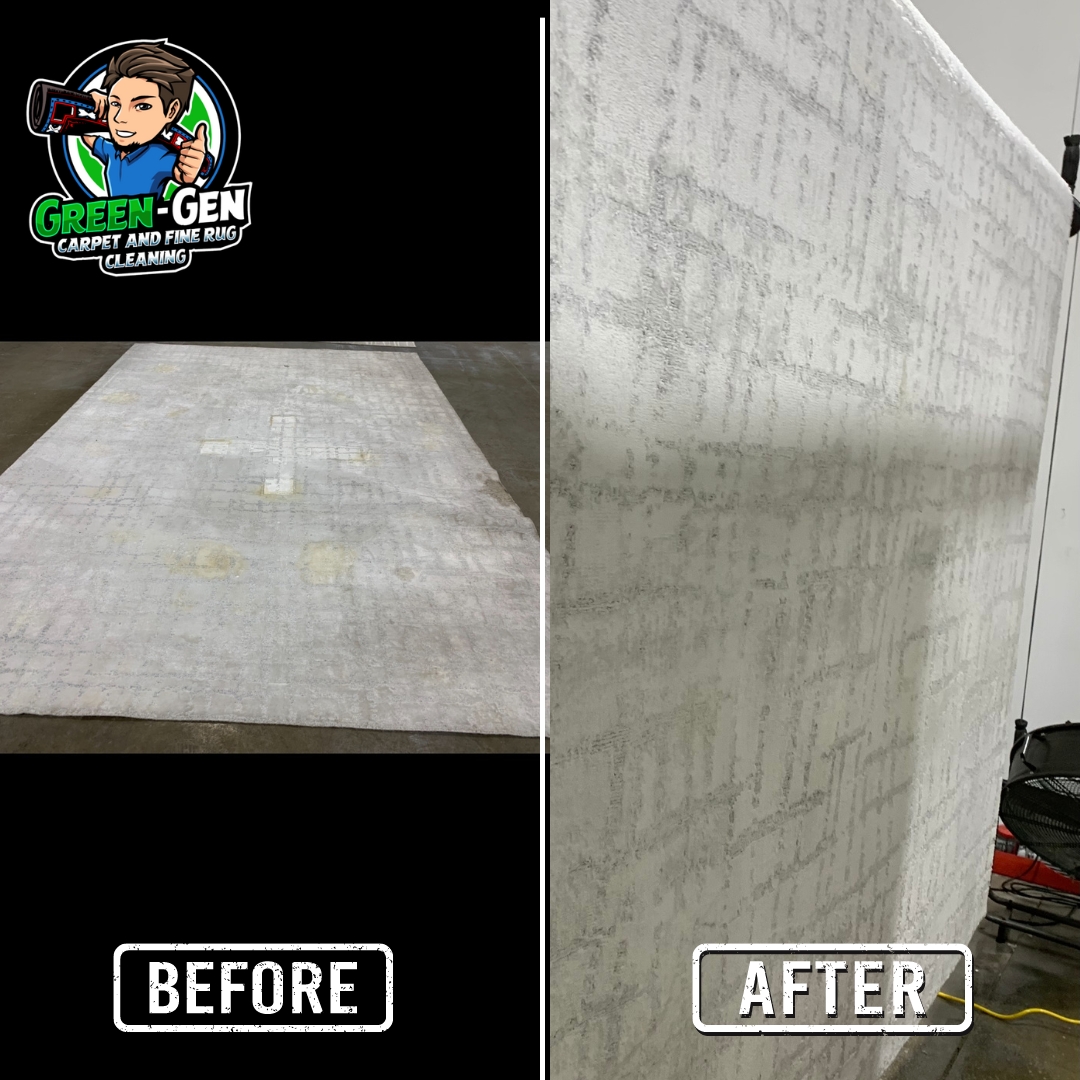 Green-Gen Carpet and Fine Rug Cleaning Area rug restoration