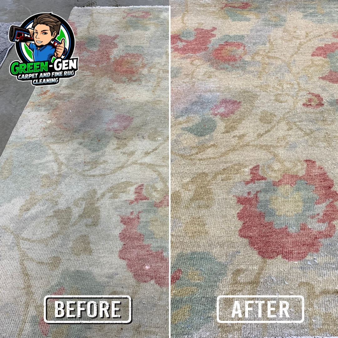 Area rug restoration