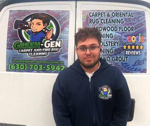 Tony, owner of Green-Gen Carpet and fine rug cleaning