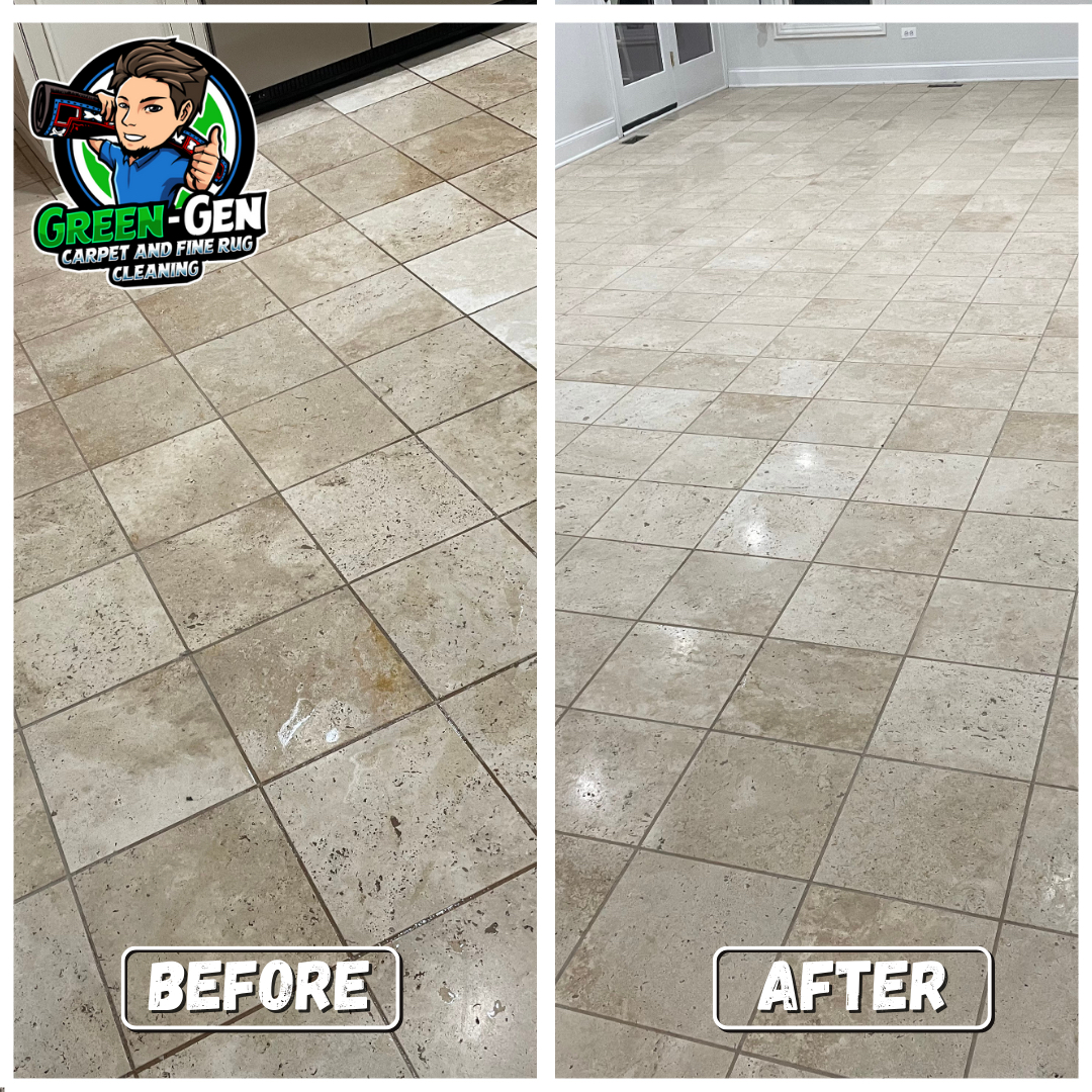 Green-Gen Carpet and Fine Rug Cleaning-Tile and grout cleaning
