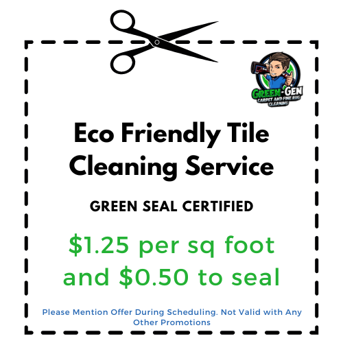 Tile cleaning and sealing coupon
